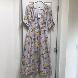 FREE PEOPLE LOVE OF MY LIFE MIDI DRESS, SIZE MED